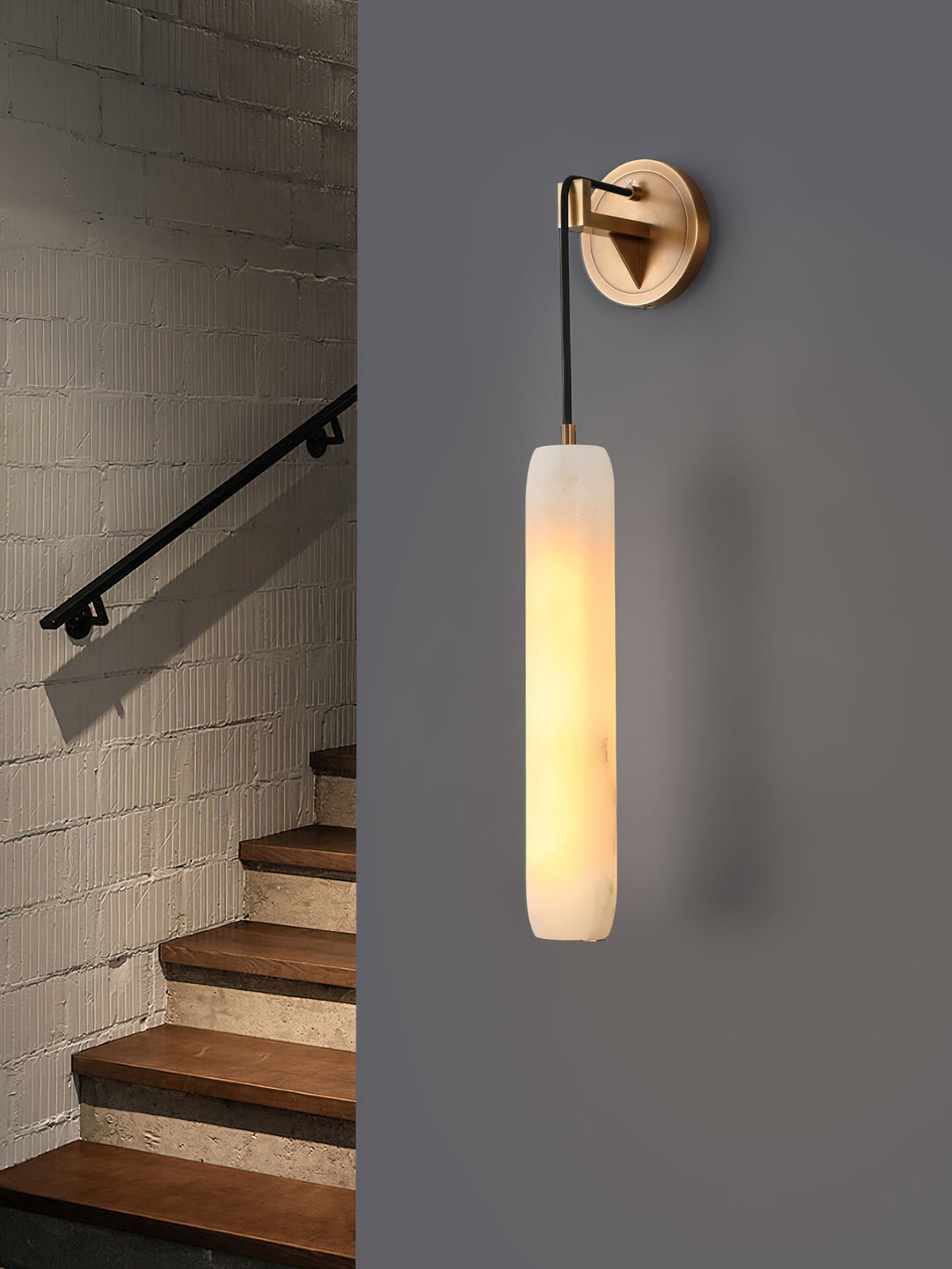 Alabaster Individual Creativity Flute  Wall Lamp