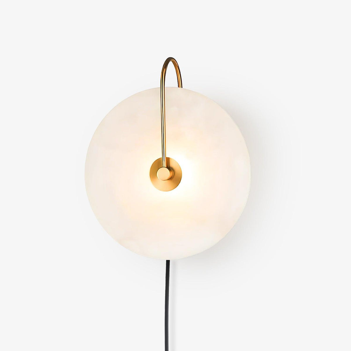 Ceraeyra Alabaster Globe Wall Light