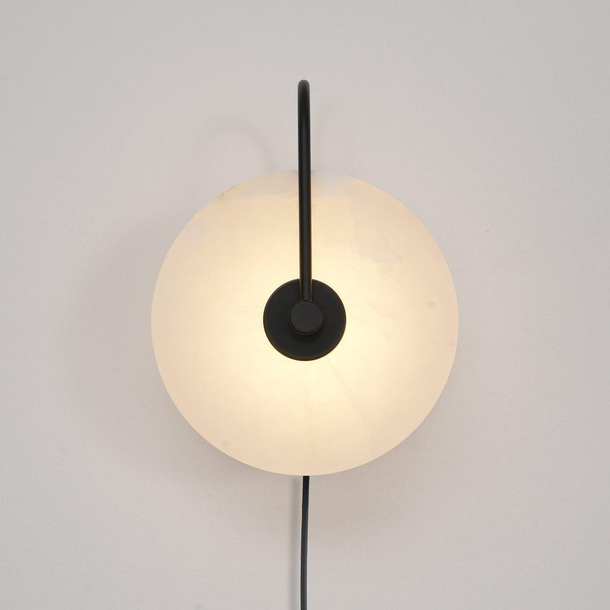Ceraeyra Alabaster Globe Wall Light