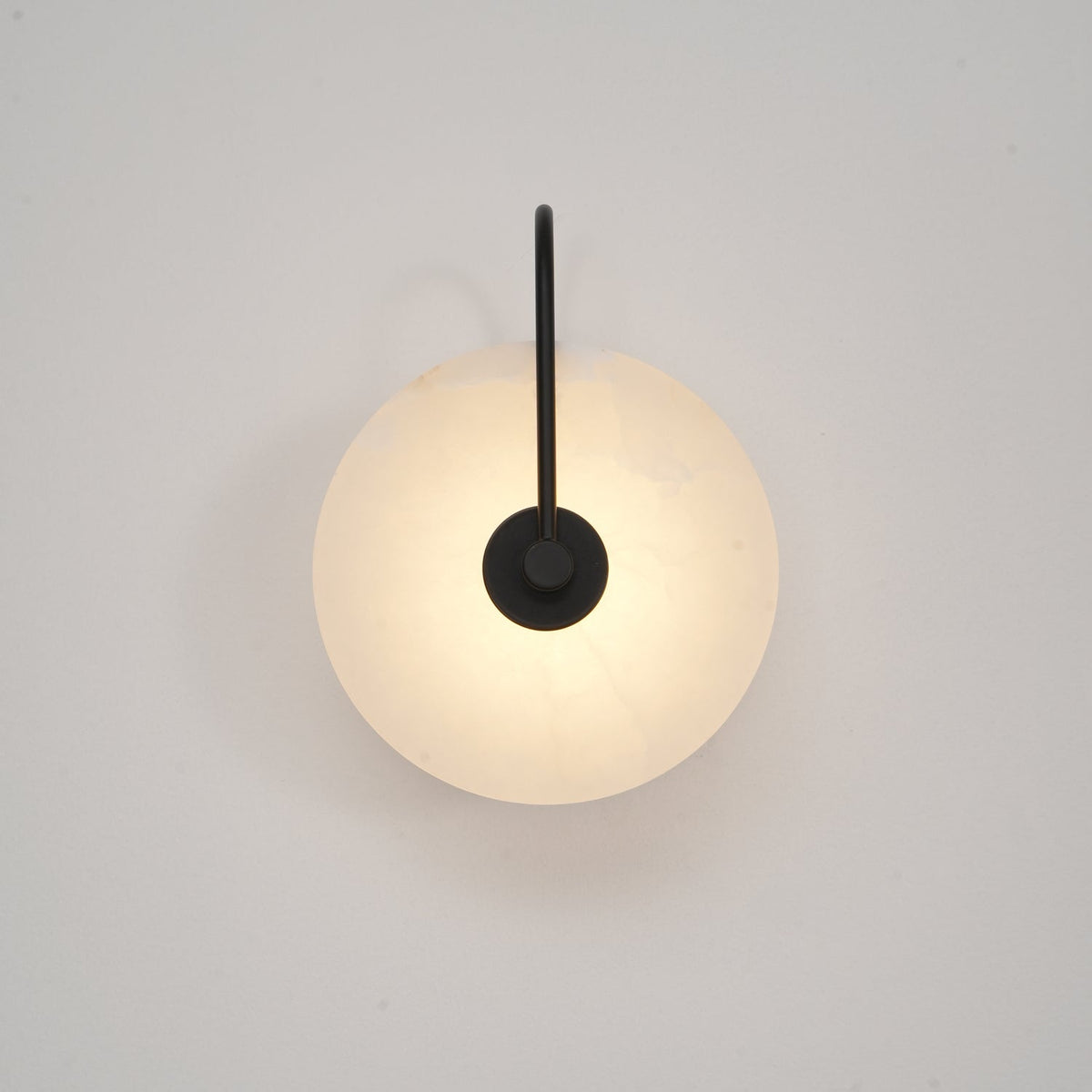 Albeenne Alabaster Globe Wall Lamp