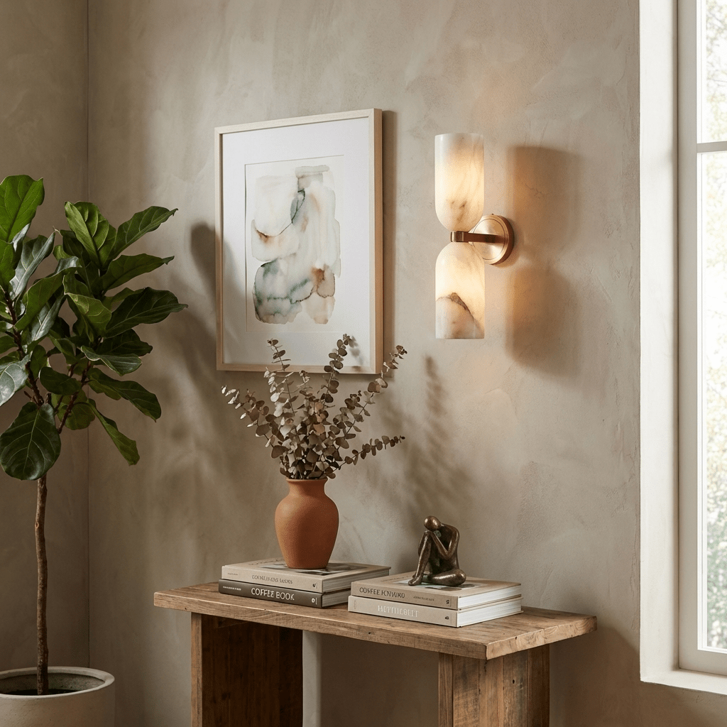 Yijan Alabaster Nexus Indoor Wall Light