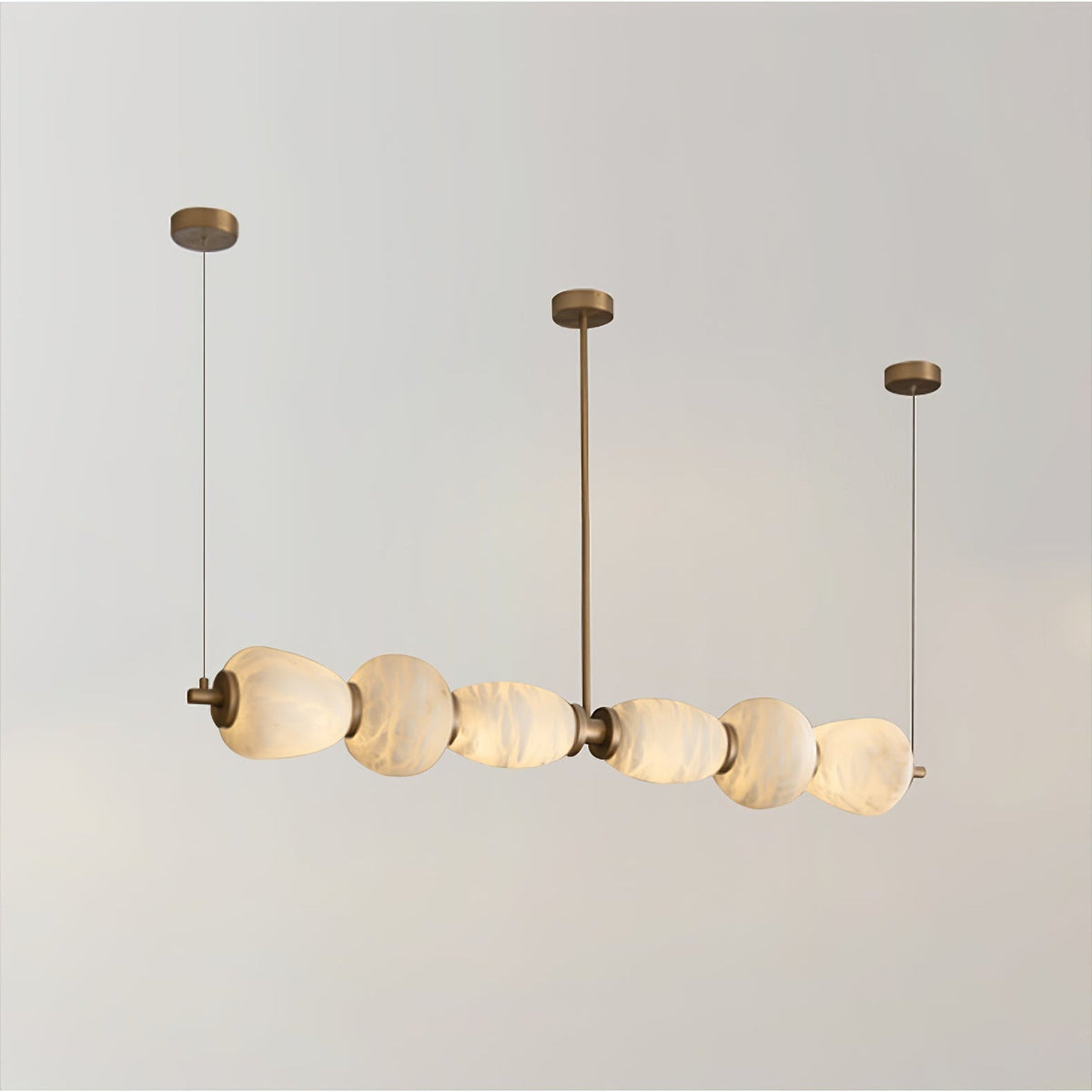Saroa Alabaster Linear Pendant Light