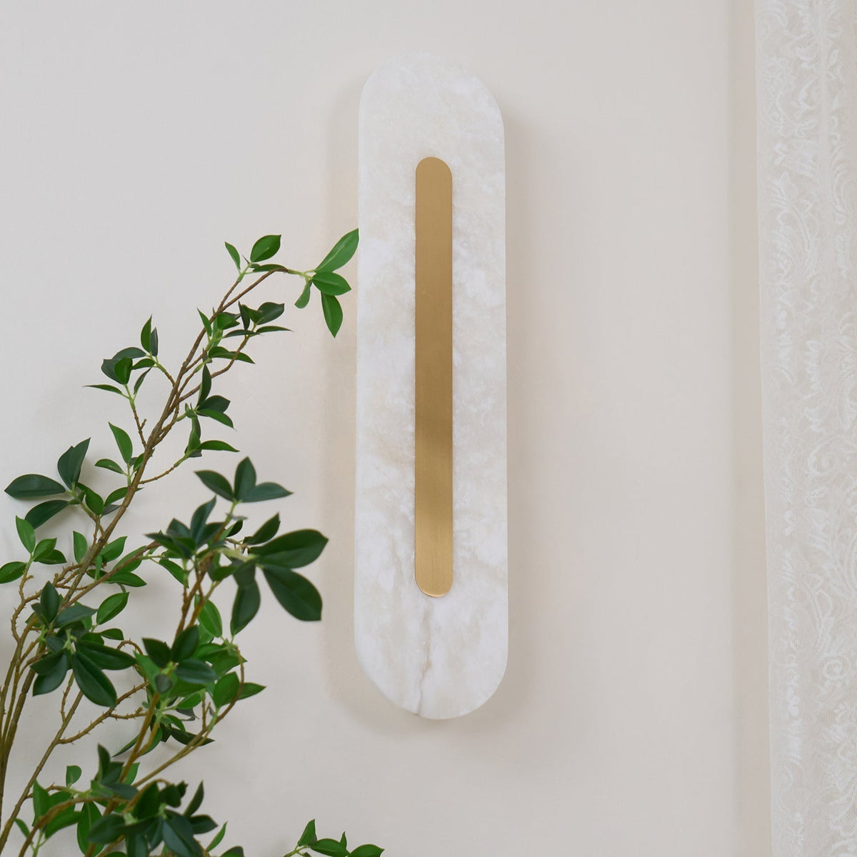 Ronan Alabaster Rounded Wall Lamp