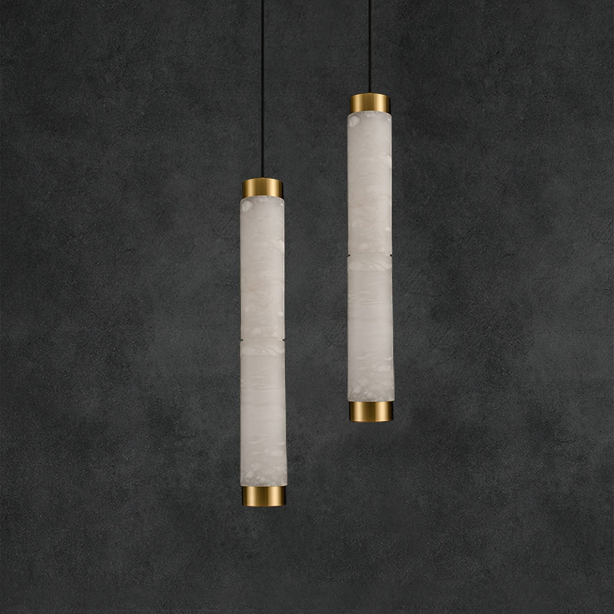 Plotuvyi Modern Strip Alabaster Pendant Light