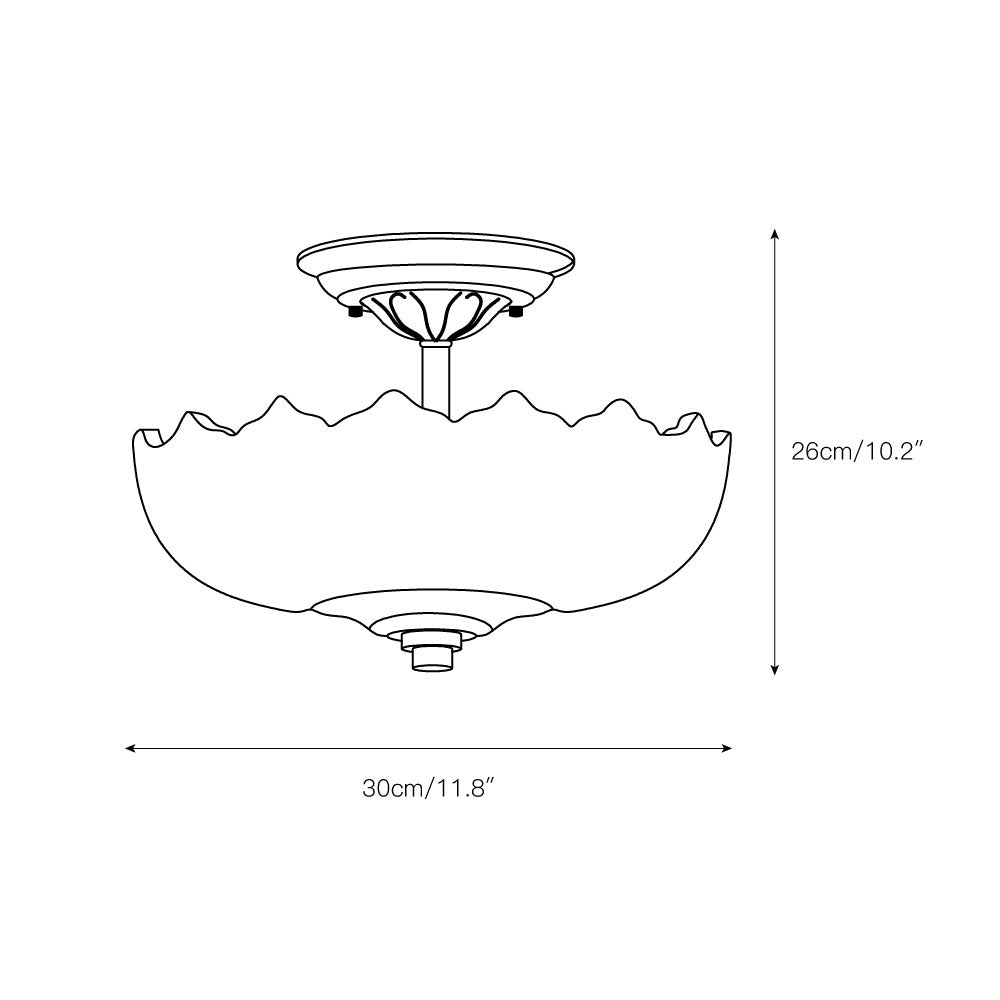 Qvistuvyi Postmodern Luxury Glass Ceiling Lamp