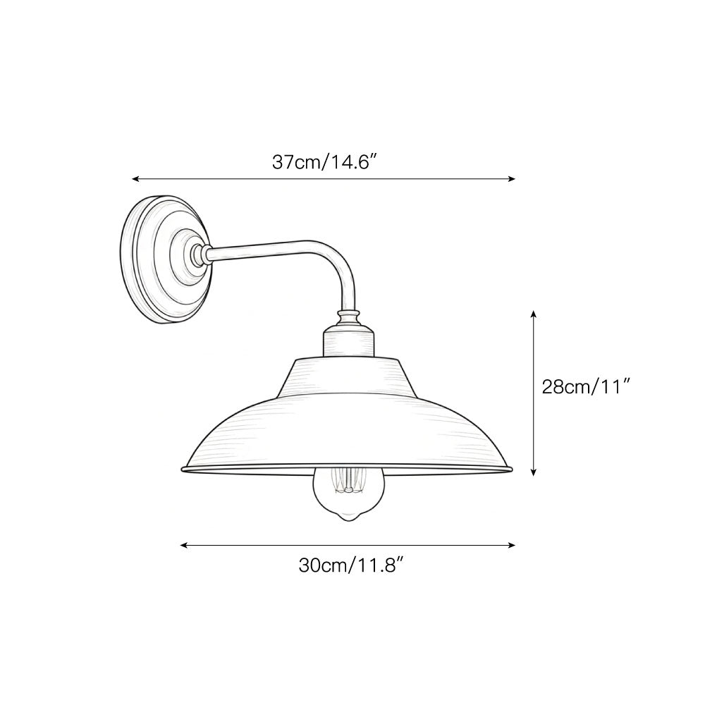 Emyel Brass Indoor Wall Light