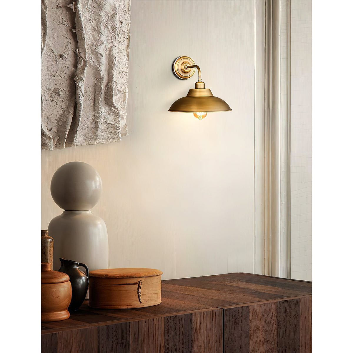 Emyel Brass Indoor Wall Light