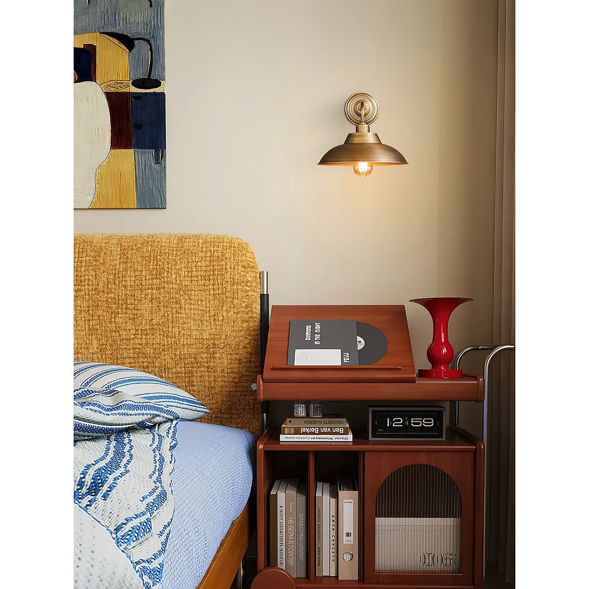 Emyel Brass Indoor Wall Light