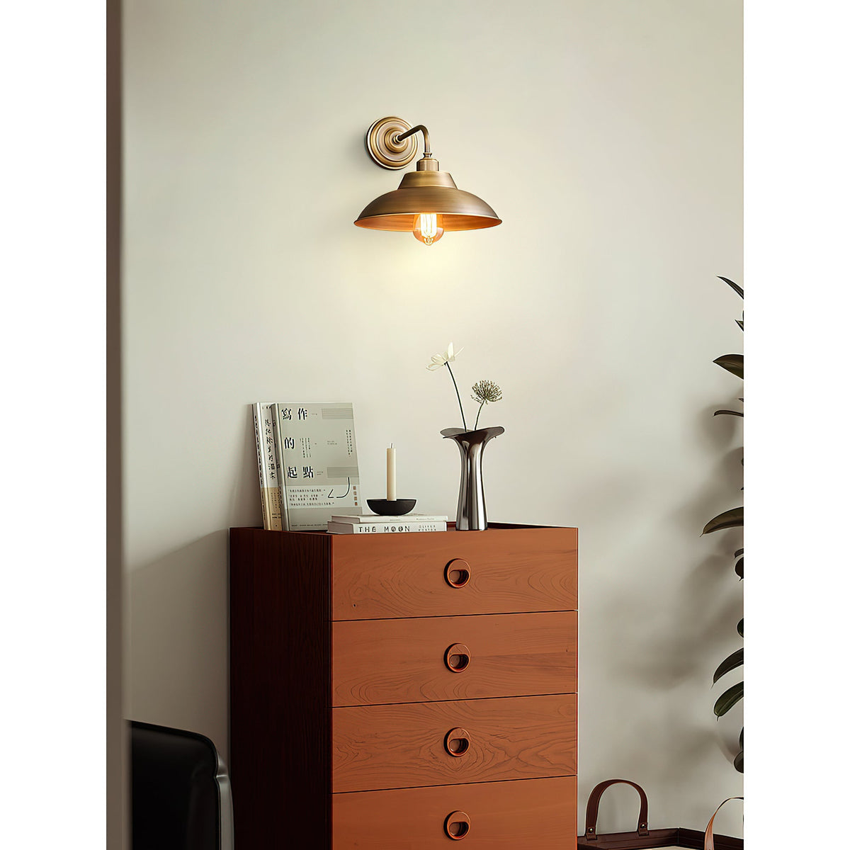 Emyel Brass Indoor Wall Light