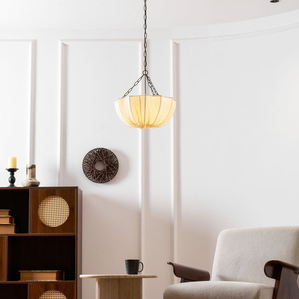 Yapia Fabric Pendant Light