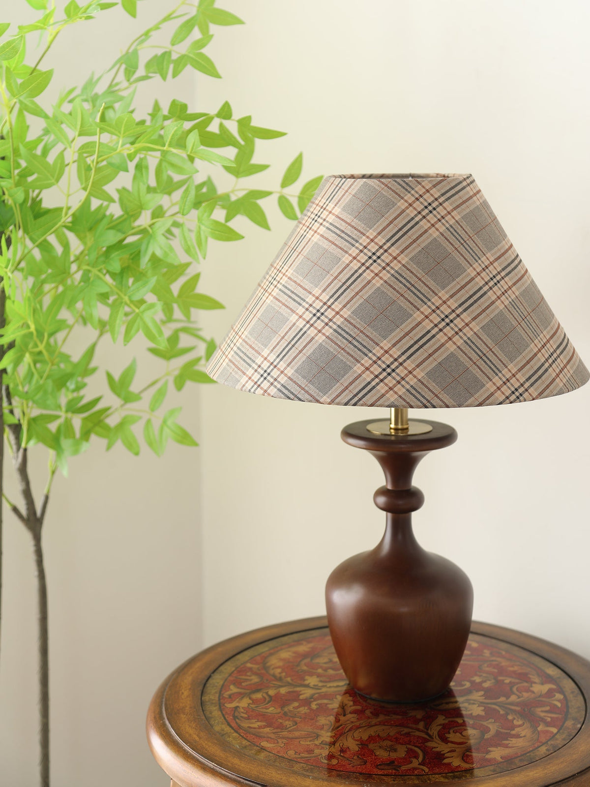 Alina Wood & Fabric Classic Table Lamp
