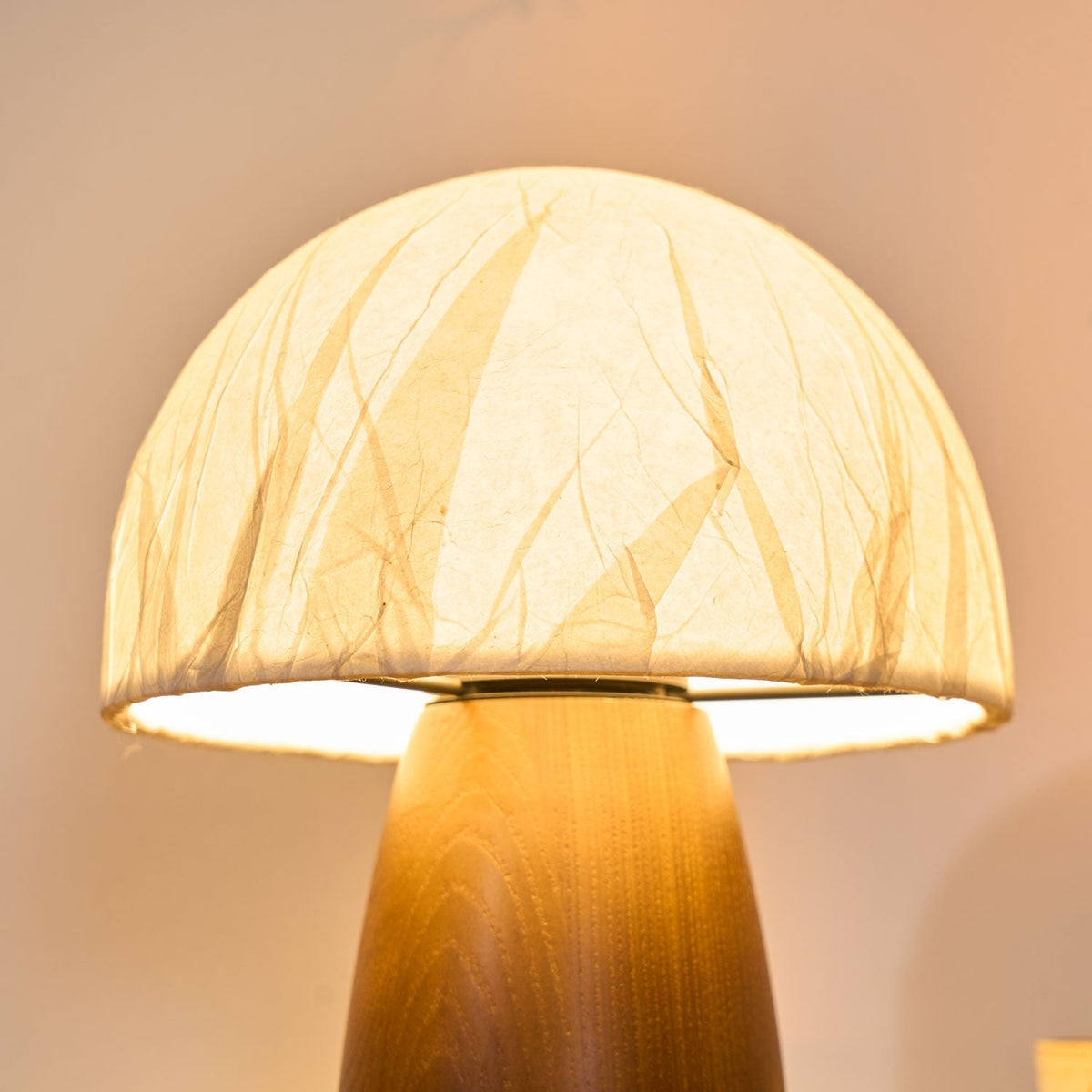 Nimbus Wood & Fabric Table Lamp