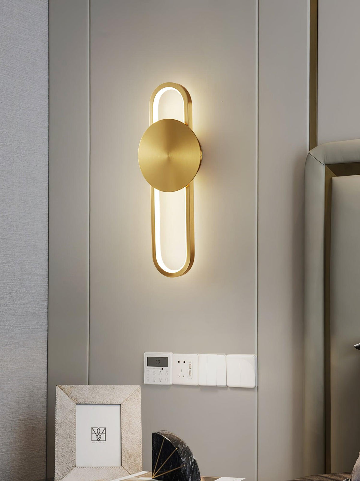 Orieniella Modern Minimalist Brass Wall Lamp