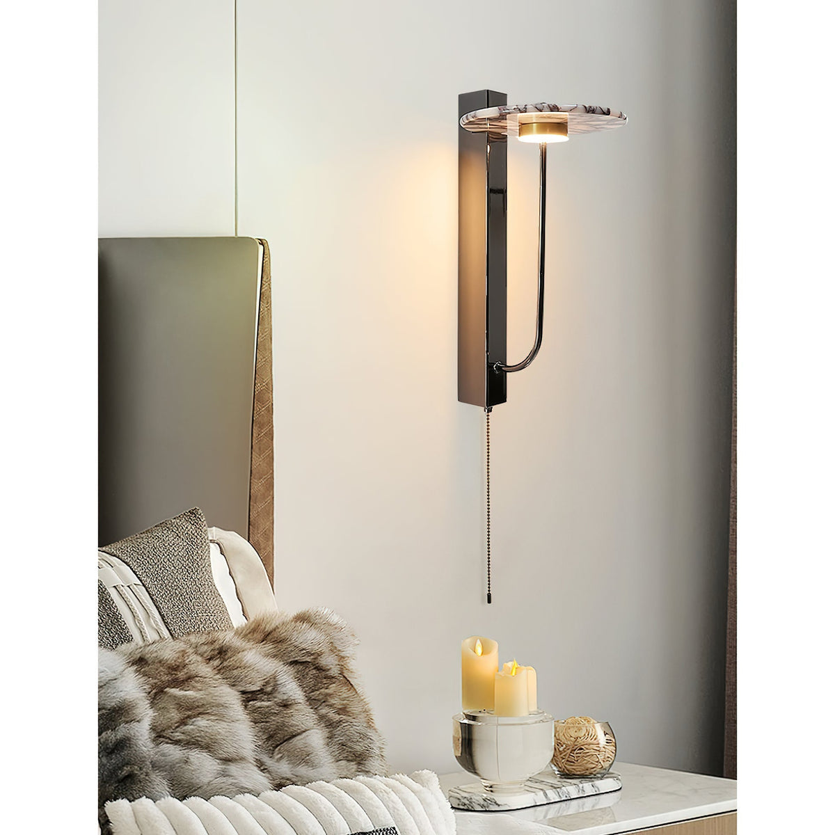 Aevuvyn Modern Minimalist Marble Wall Lamp