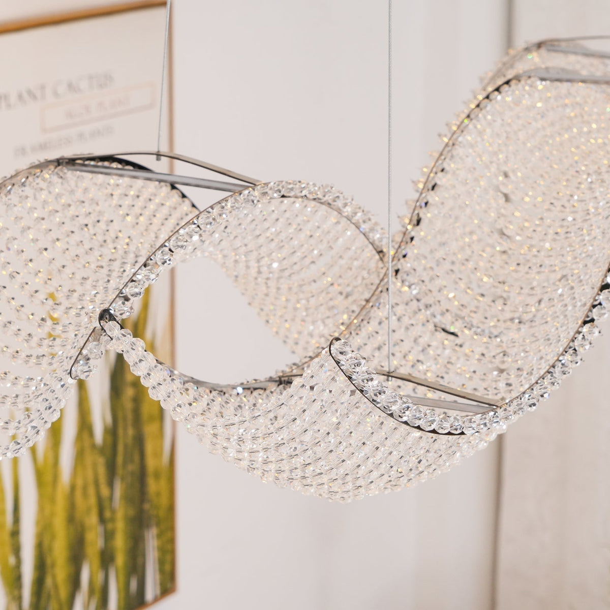 Caelox Postmodern Luxury Crystal Chandelier