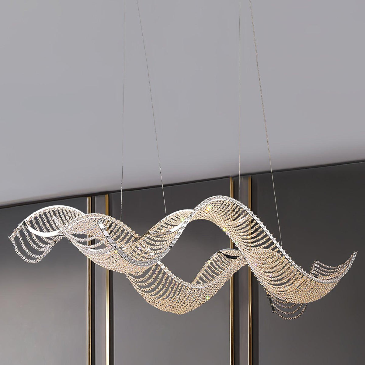 Caelox Postmodern Luxury Crystal Chandelier