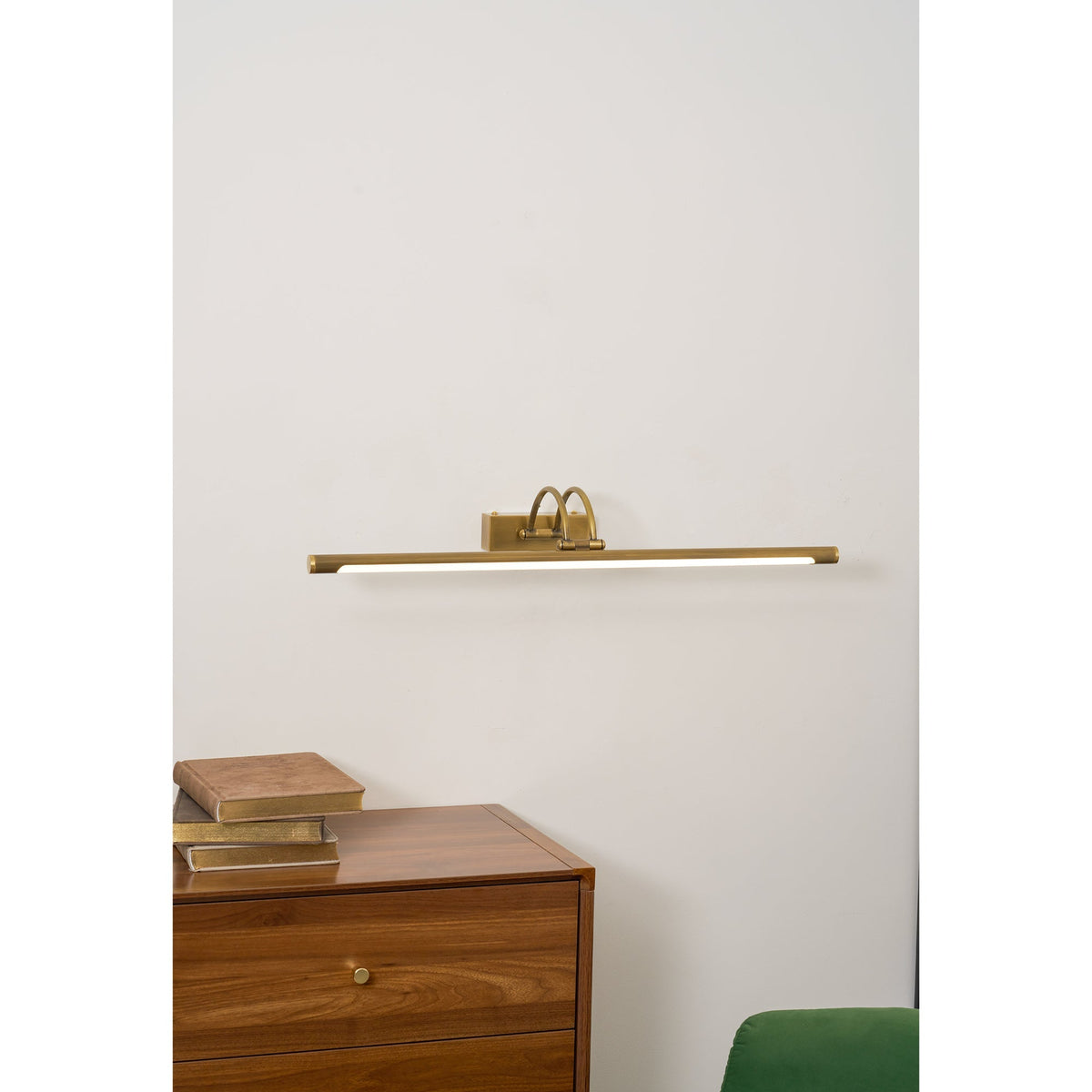Enby Brass Rechargeable Indoor Wall Light