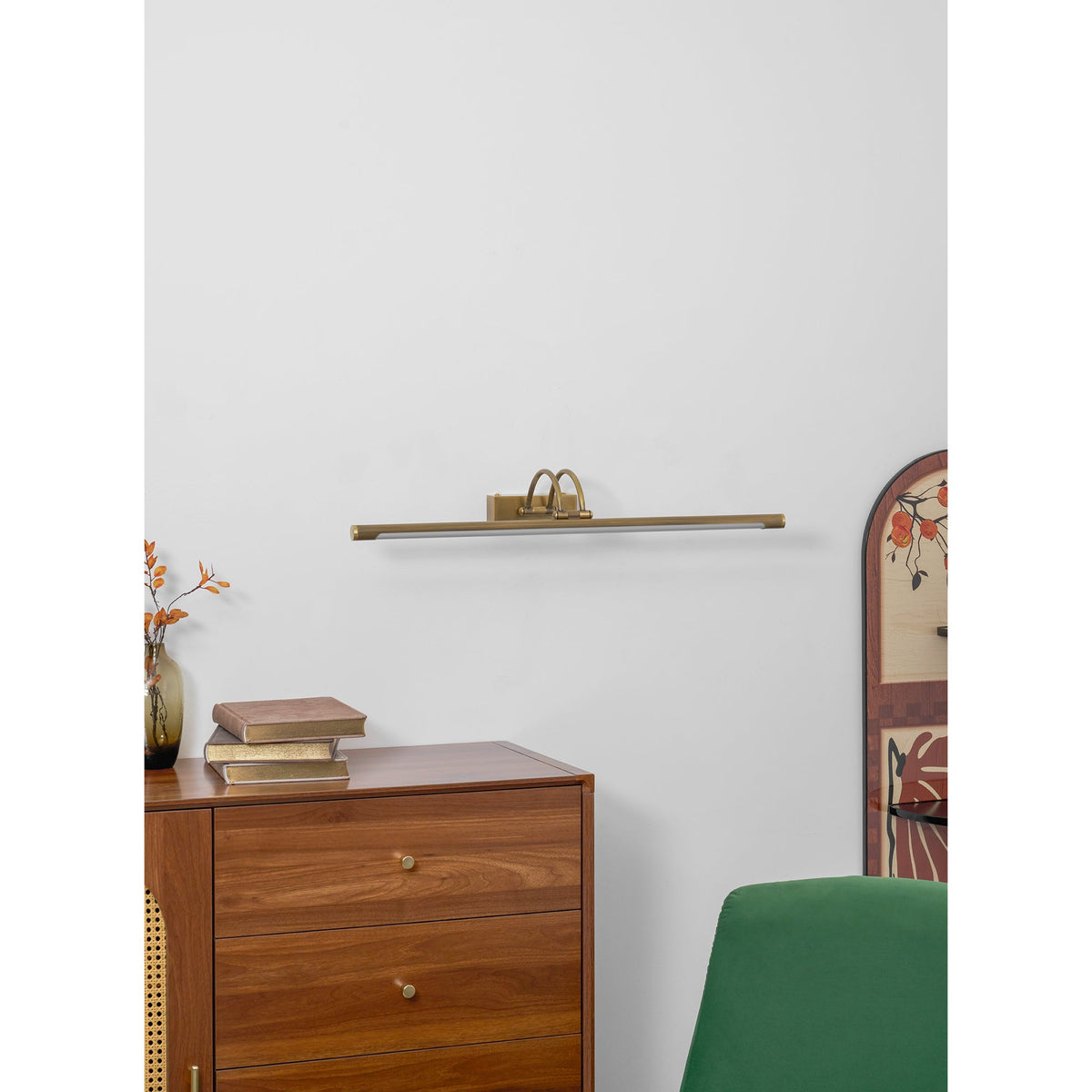 Enby Brass Rechargeable Indoor Wall Light