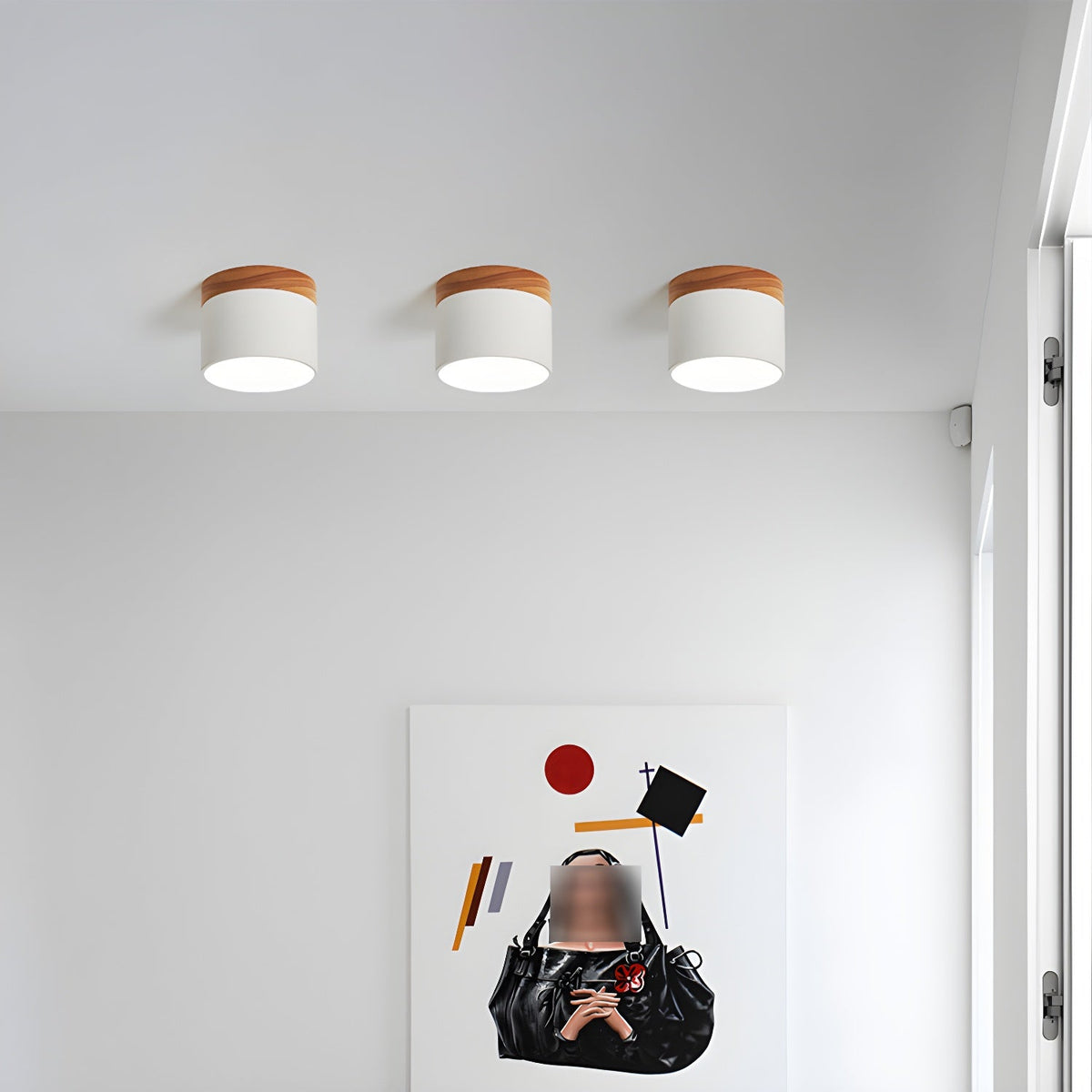 Caveleth Modern Minimalist Wooden Surface Downlight