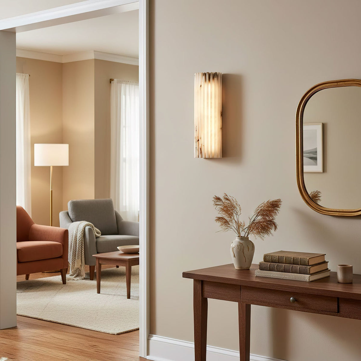 Bikel Alabaster Indoor Wall Light