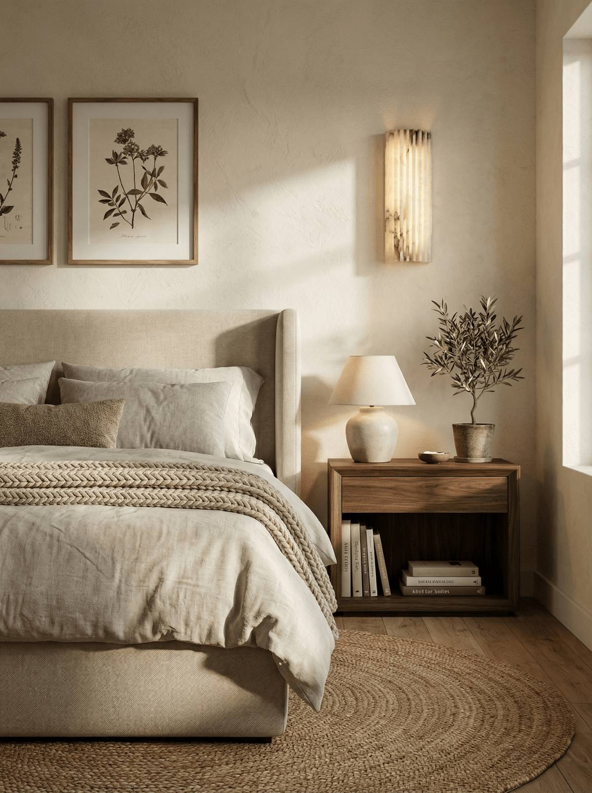 Bikel Alabaster Indoor Wall Light