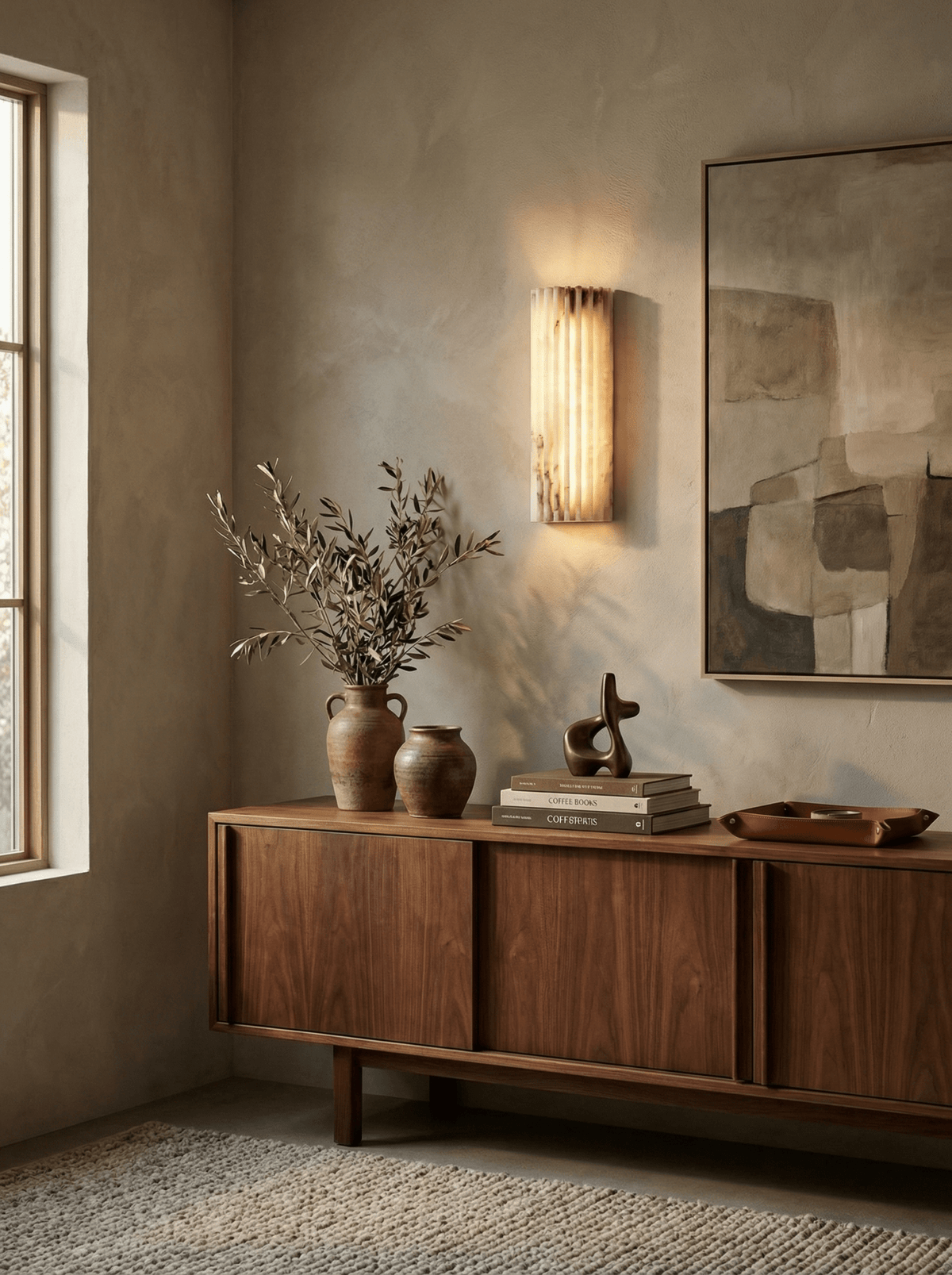 Bikel Alabaster Indoor Wall Light