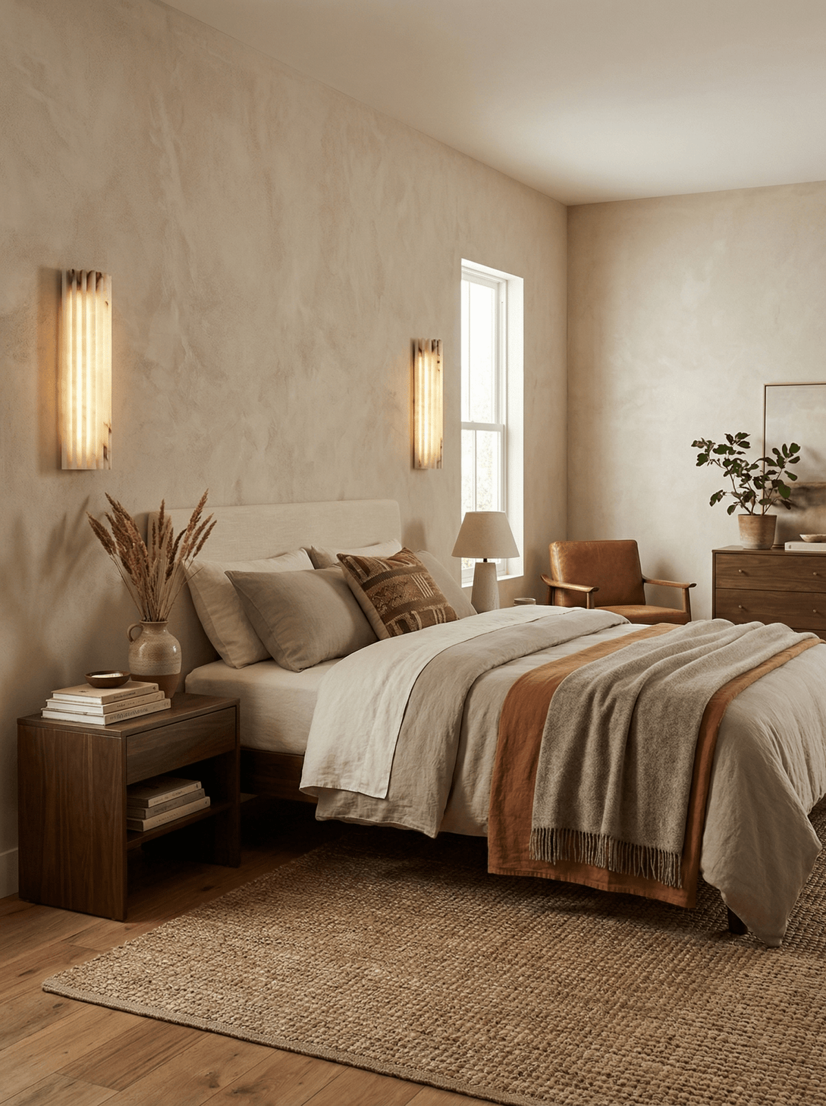 Bikel Alabaster Indoor Wall Light