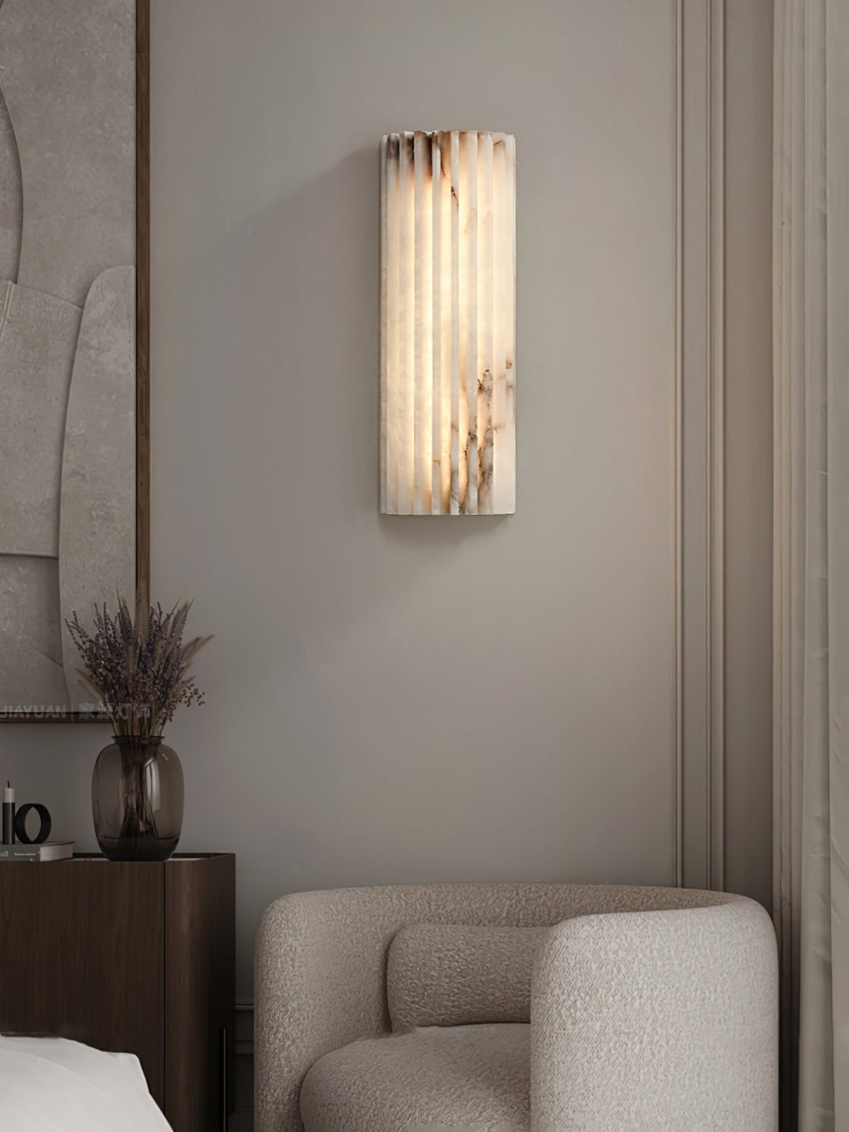 Bikel Alabaster Indoor Wall Light