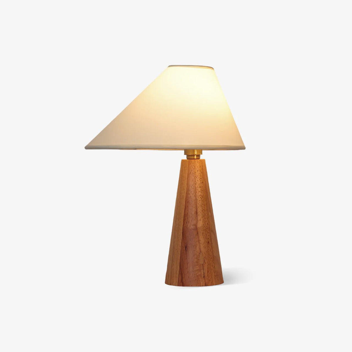 Mirose Wood Fabric Rustic Table Lamp