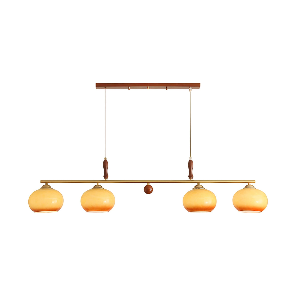 Falix Amber Trio Pendant Light
