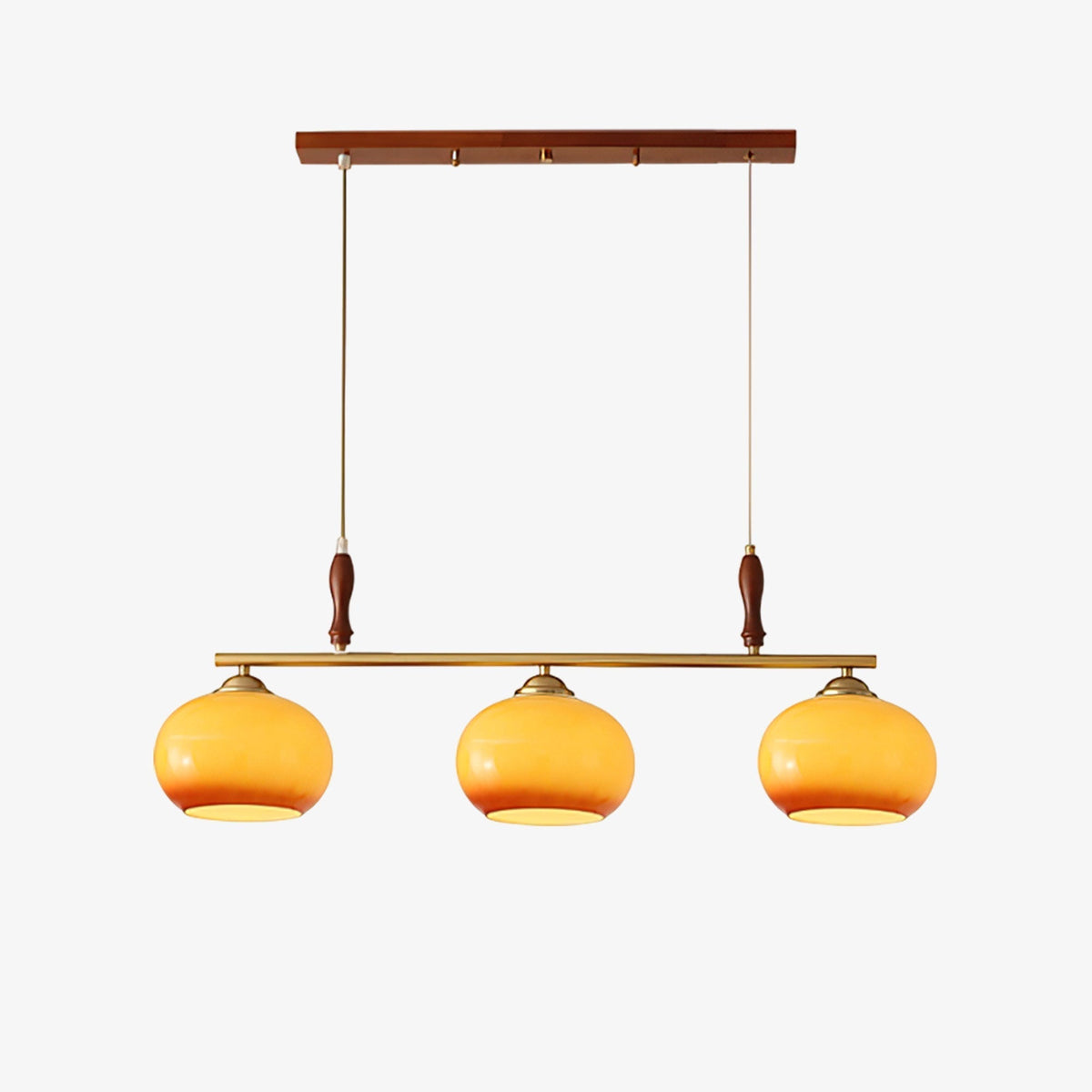 Falix Amber Trio Pendant Light