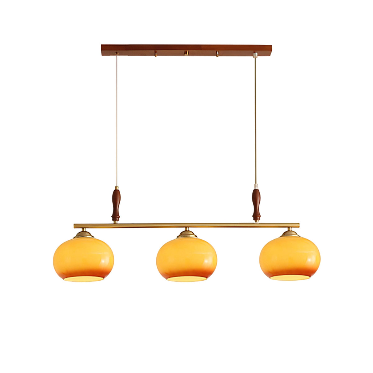 Falix Amber Trio Pendant Light
