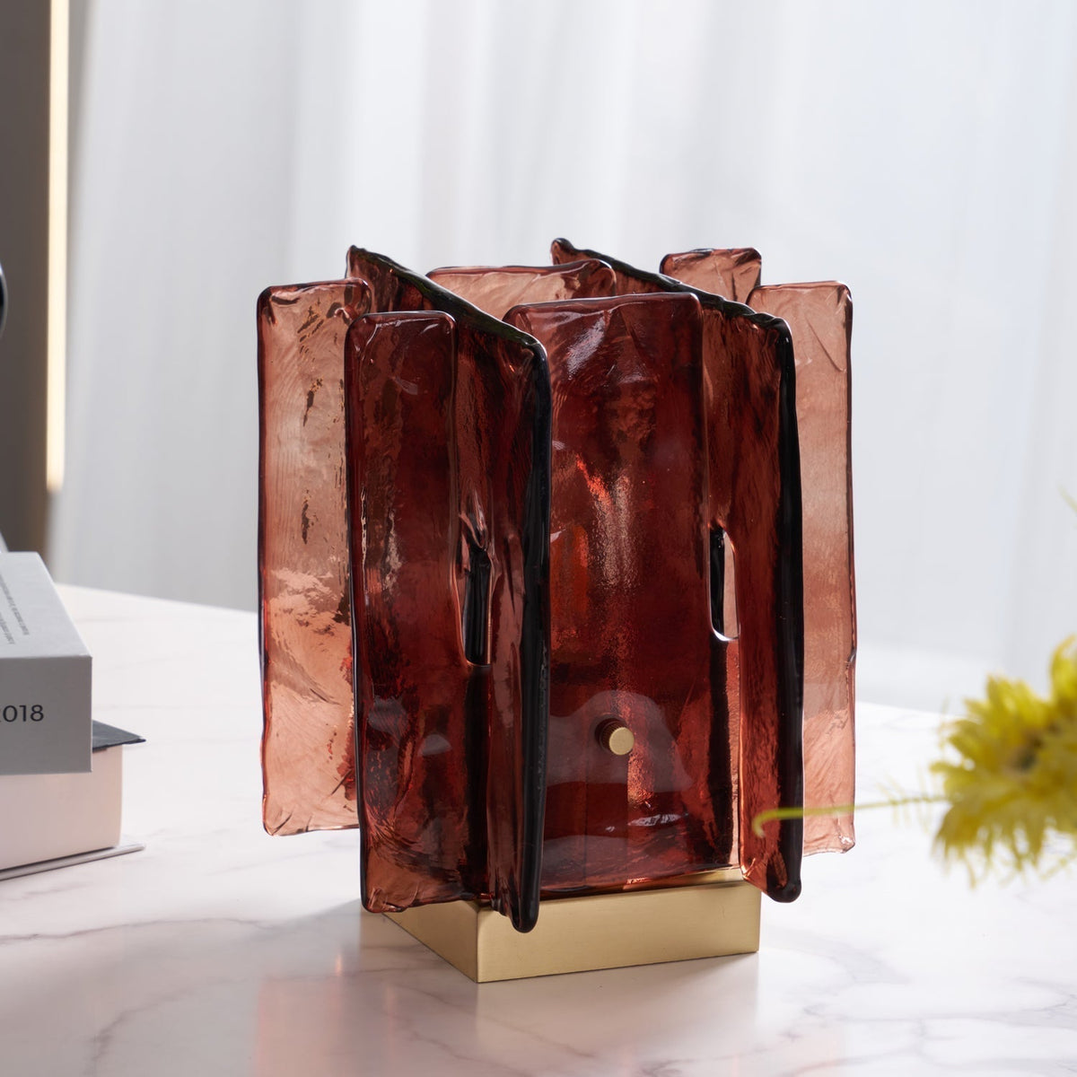 Avlaear Artisan Glass Desk Lamp