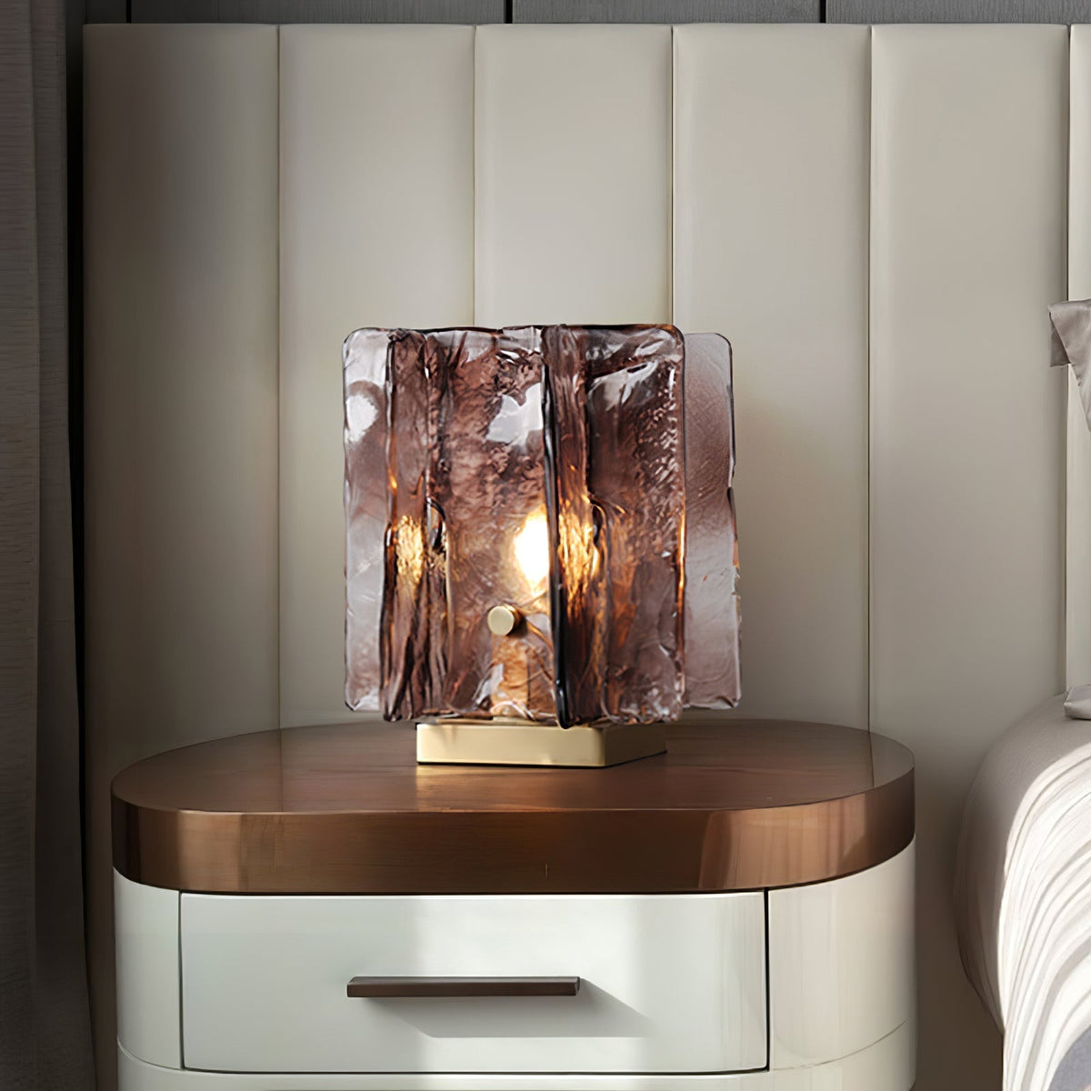 Avlaear Artisan Glass Desk Lamp