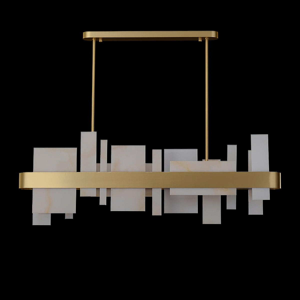 Aurarian Chandelier Copper Acrylic Dining
