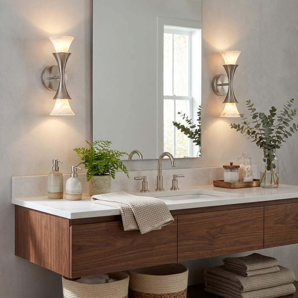 Oakenwick Alabaster Wall Sconce