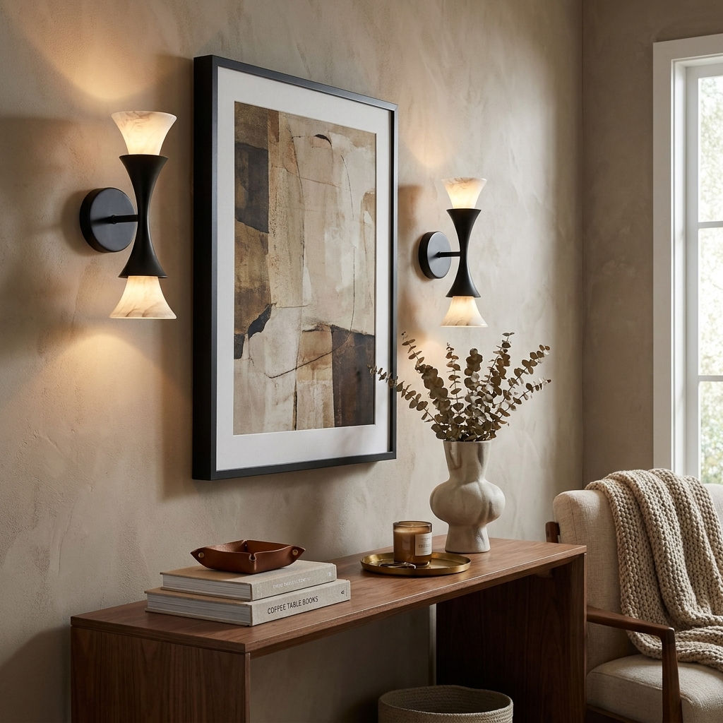 Oakenwick Alabaster Wall Sconce