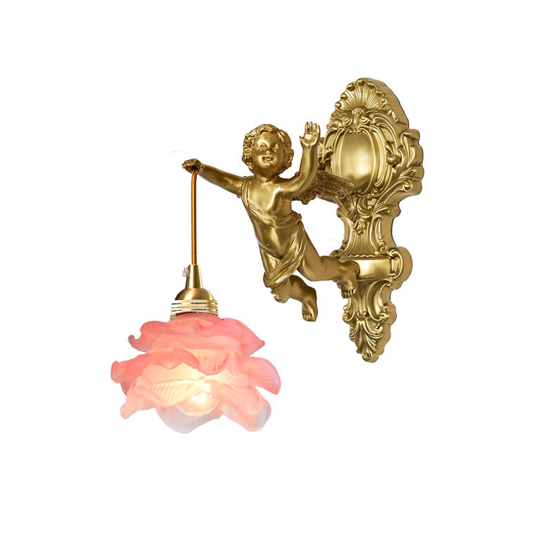 Solange Angel Glass Wall Lamp