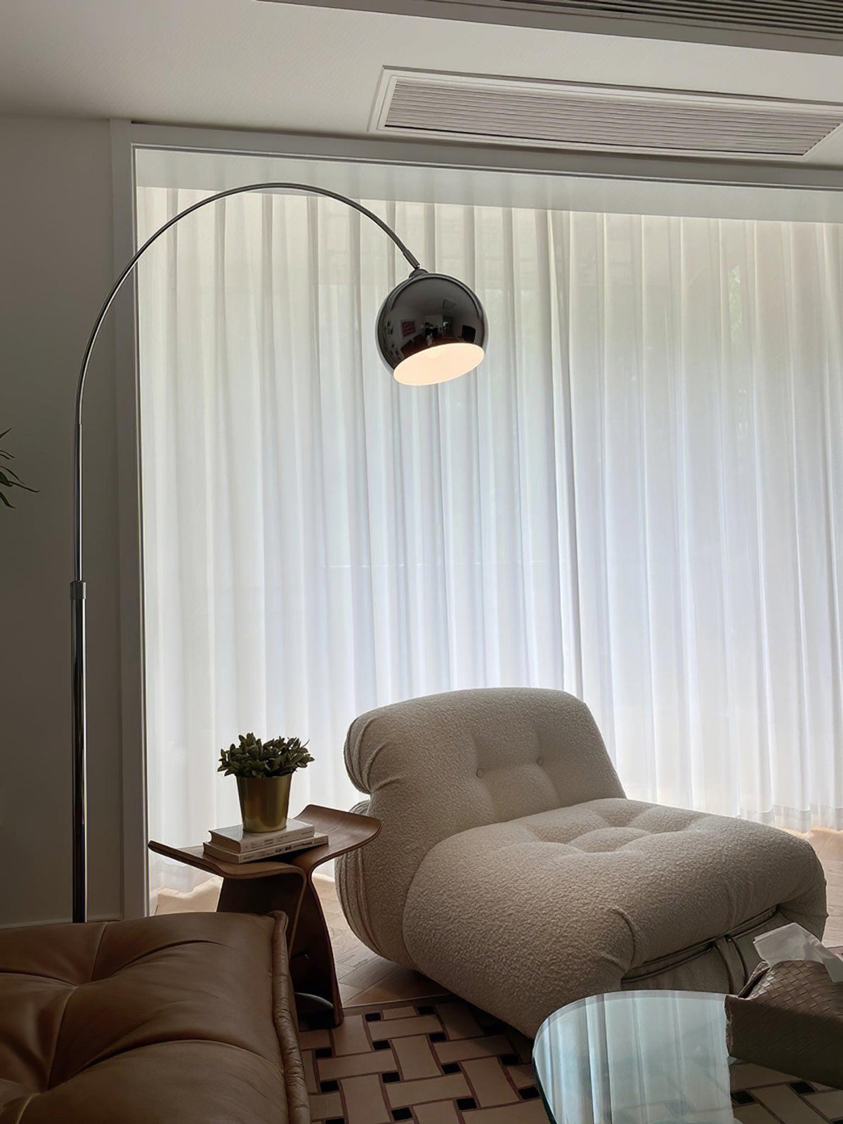 Opal Minimalist Floor Lamp