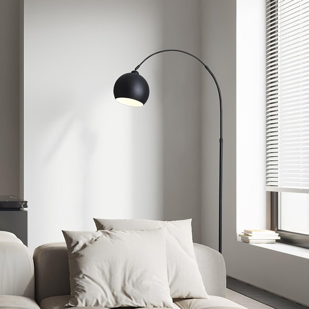 Opal Minimalist Floor Lamp