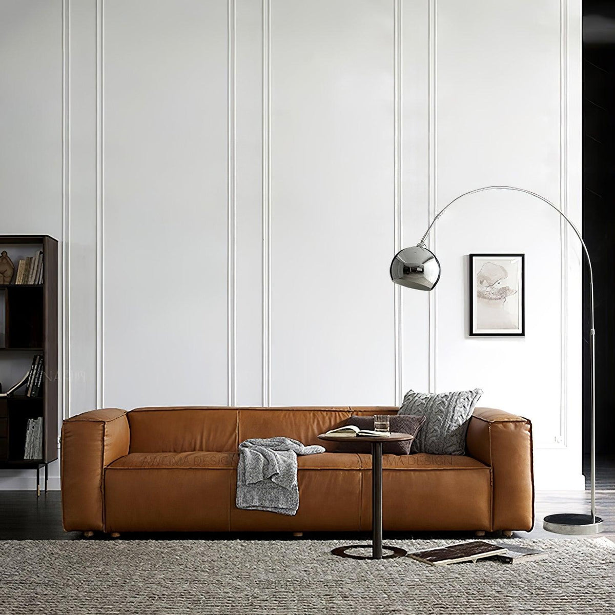 Opal Minimalist Floor Lamp