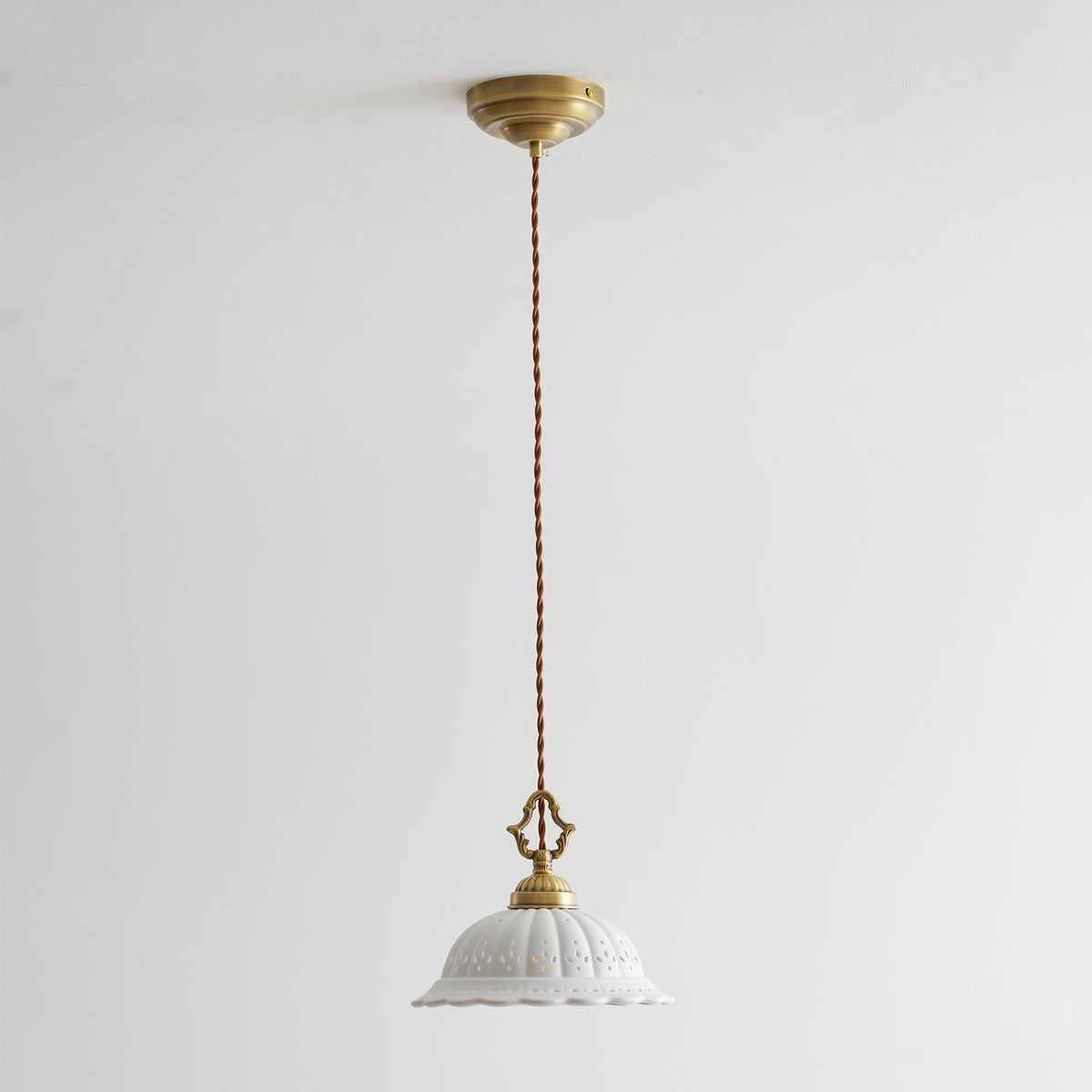 Dunleigh Ceramic Shade Pendant Light