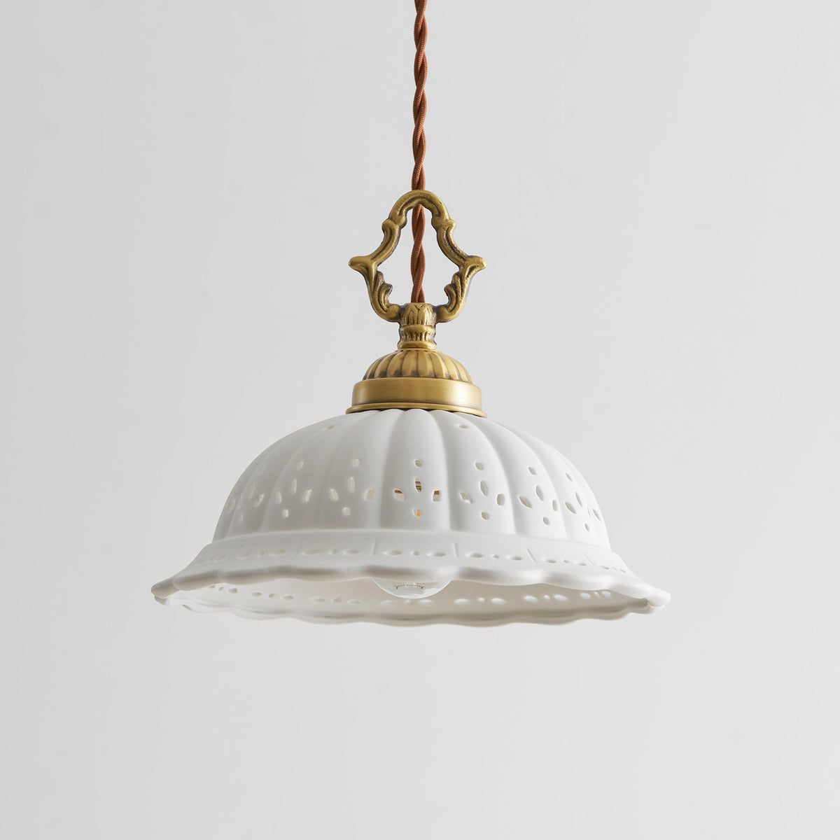 Dunleigh Ceramic Shade Pendant Light