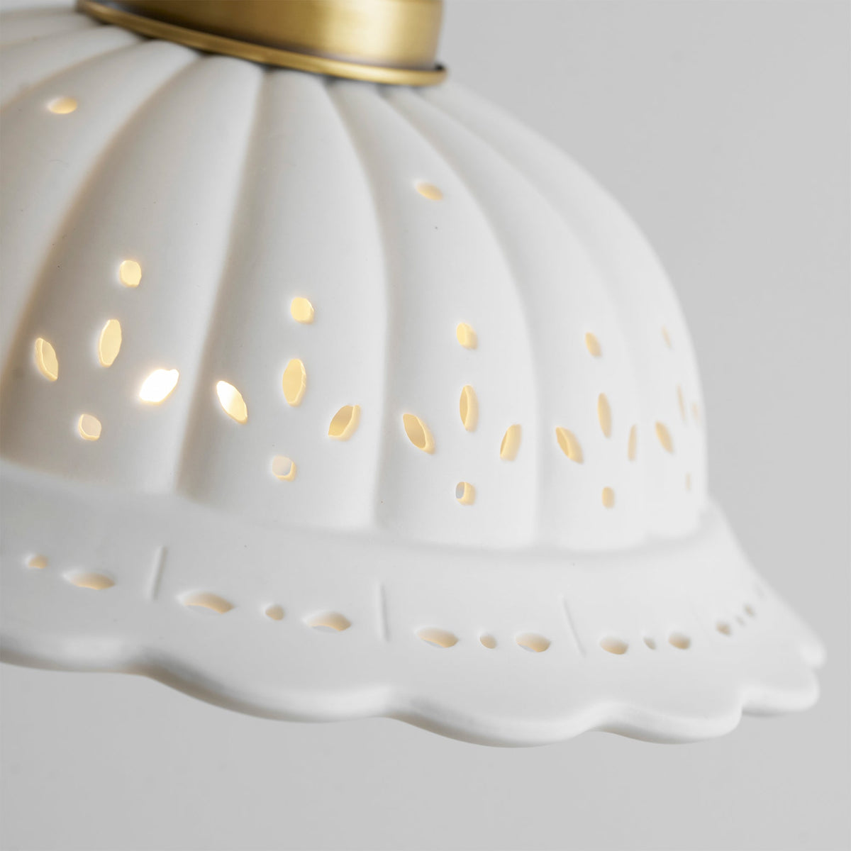 Dunleigh Ceramic Shade Pendant Light