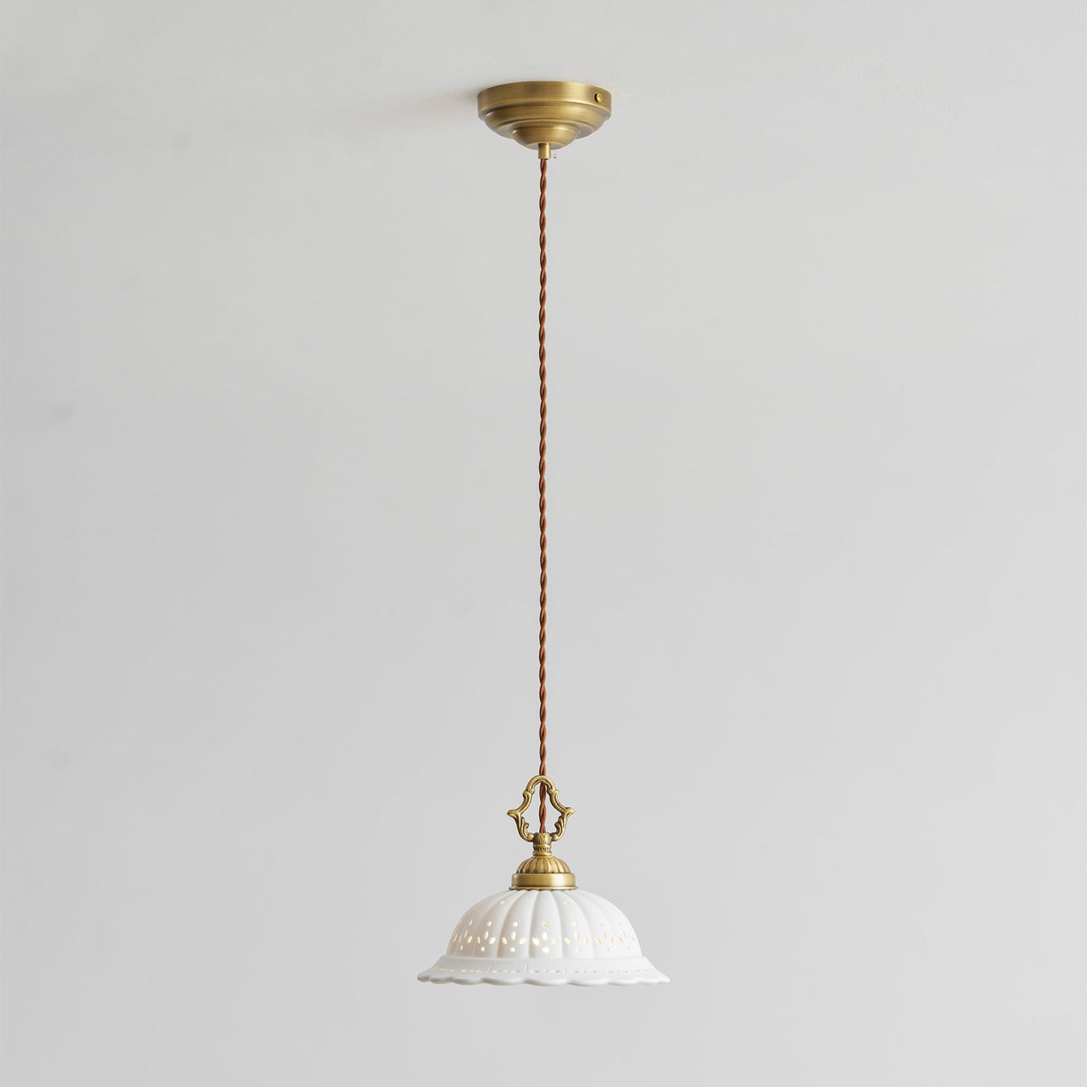 Dunleigh Ceramic Shade Pendant Light
