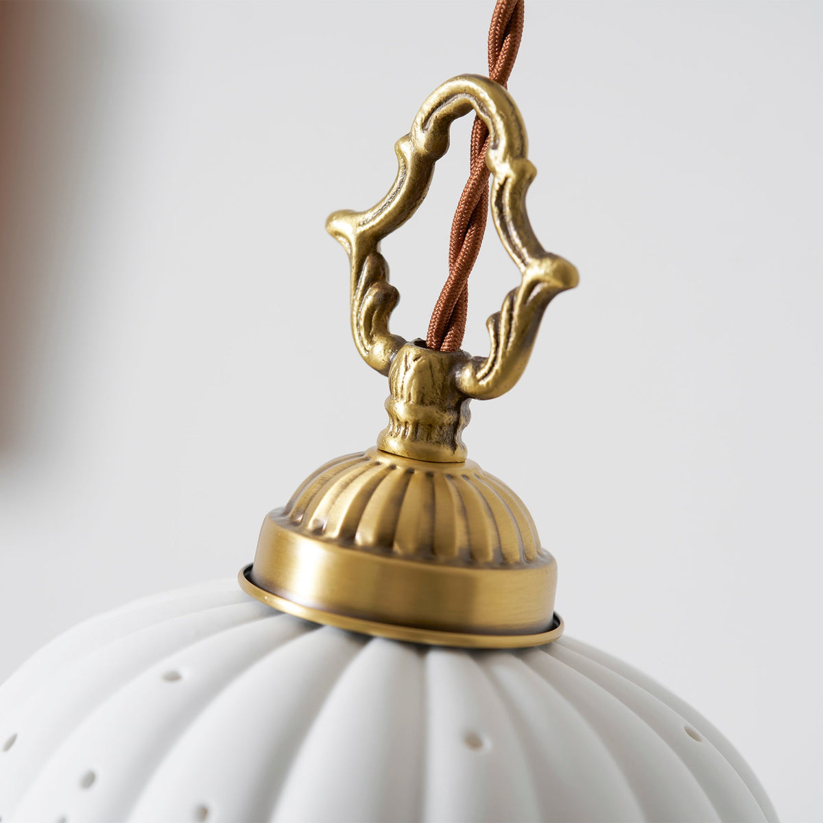 Dunleigh Ceramic Shade Pendant Light