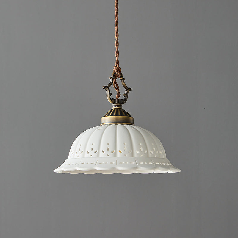 Dunleigh Ceramic Shade Pendant Light