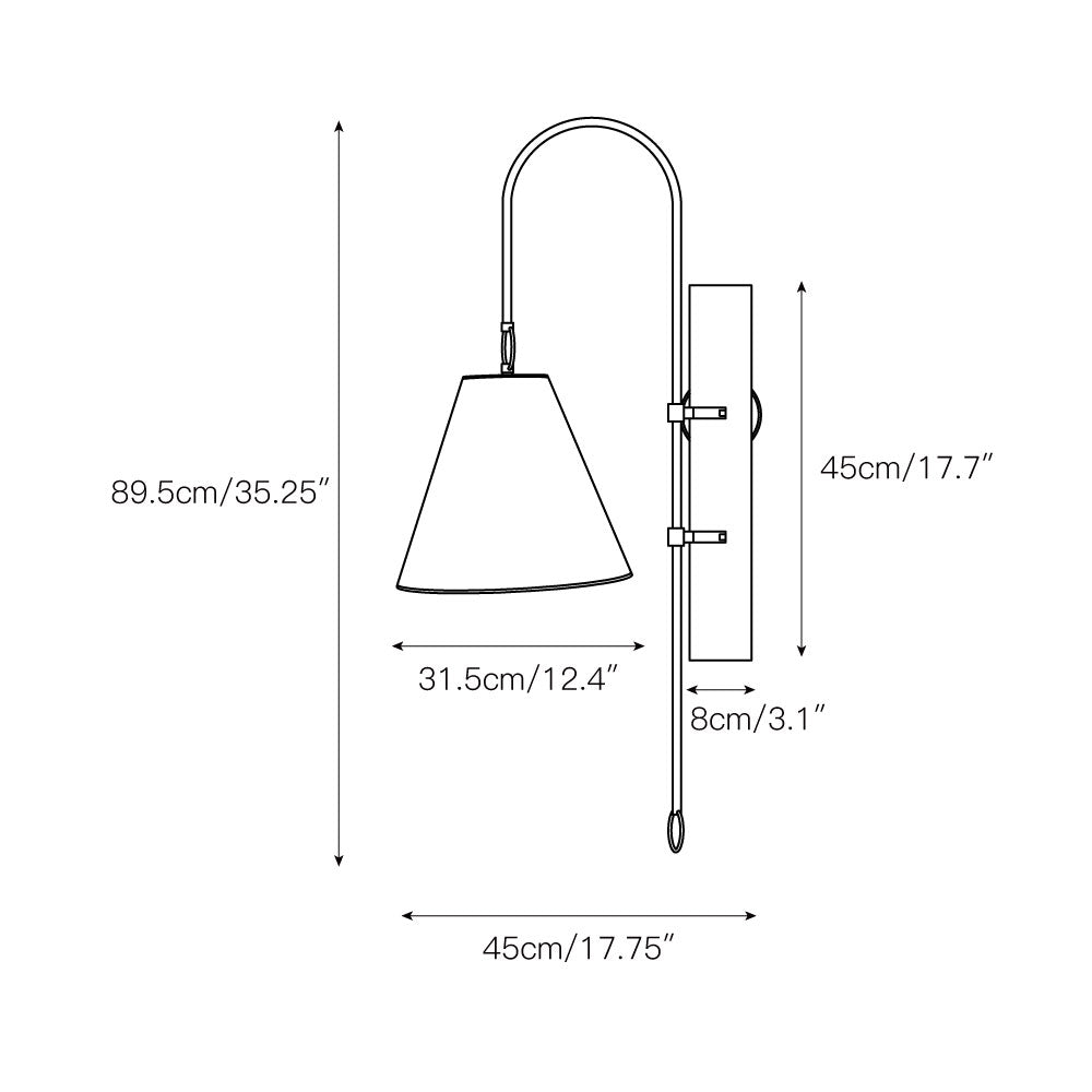 Fouma Brass Indoor Wall Light