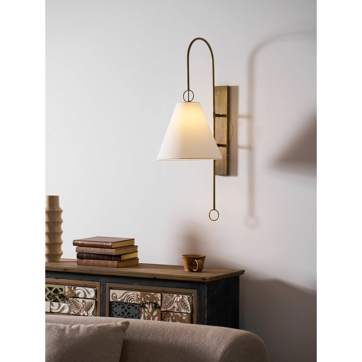 Fouma Brass Indoor Wall Light