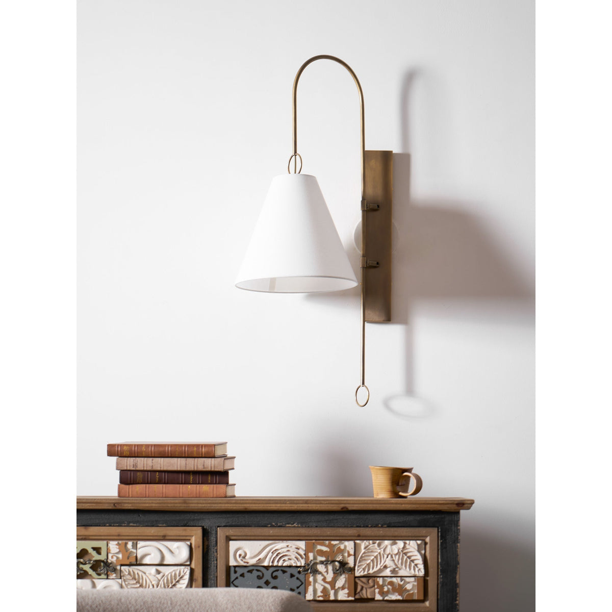 Fouma Brass Indoor Wall Light